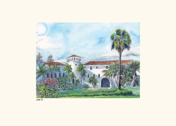 Sunken Garden Note Card